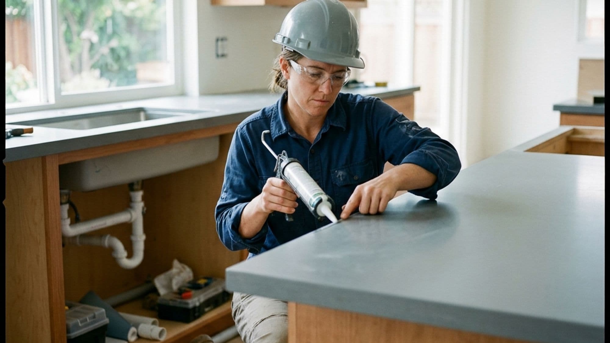 A licensed Synthetic Products contractor at work on a California project